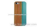 Gennuine Wood and Aluminum iPhone 5S and iPhone 5 Wooden Back Cover Shockproof