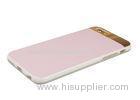 Eco-friendly iPhone 6 Phone Cases PU Leather Soft TPU PC Base