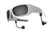 White Frame 1280 x 720p HD Video Camera Glasses For Bicyling , Fishing , Travelling , Hunting