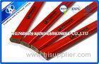 Red Octagonal Wooden Carpenter Pencil / Art Pencil Set Customized Logo