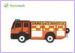 Cute BUS Cartoon USB Flash Drive / Personalized Flash Drives PasswordTraveler
