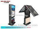 Floor Standing Double Sided Display , Airport LCD Digital Display