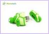 Light Green Cartoon USB Flash Drive Genuine 16GB 32GB FileTransfer , Tortoise Shape