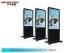 46 Inch WIFI Free Standing LCD Digital Signage Display With Wheels