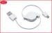 Data Load Multifuction Retractable Micro USB Cable white Customized