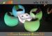 Chaise Lounge Furniture RGB LED chairs with 16 colors lighting L62*W60*H67cm