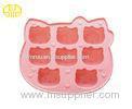 Lightweight silicone cupcake liners , Silicone baking molds With Hello Kitty