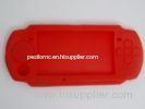 ODM Wear Resistance Red Silicone PSP Case Embossed For PSP 2000