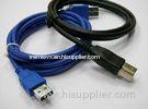 30AWG Flexible USB Printer Cables usb 2.0 a male to b male cable ROHS / UL