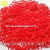 Red Silicone Rainbow Loom Rubber Band For Making DIY Bracelets