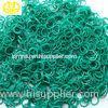 Green Color Rainbow Loom Rubber Bands With Customized Package