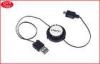 36*13.5mm Retractable Micro USB Cable / Cord USB2.0 to Micro 5Pin