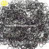 Black Eco-friendly Silicone Rainbow Loom Rubber Bands 600pcs Rubber Bands