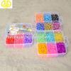 Newest Style Rainbow Loom Rubber Band Making Kit With Mixed Colors Bands