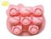 Customized lovely animal shaped Silicone Ice Cube Tray enviromental friendly