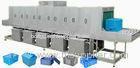 Steam / Electricity Heating Turnover Crate Washer For Food Industry