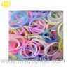 Glittering rainbow loom extra rubber bands , glow in the dark rubber band