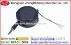 High speed 3.5MM Jack One Way Retractable Cable Reel for Audio , Video