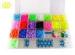 Customized Rainbow Loom Rubber Band , colorful rubber bands for bracelets