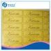 Yellow Removable Adhesive Labels For Jar / Plastic Bottle , Price Labels