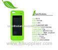 ABS 3000mAh iPhone 5 Solar Iphone Charger Case , Protect power back case