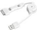 USB2.0 Sync 3 In 1 Retractable USB Cable for Samsung / iPad