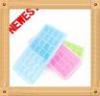 Food Grade Silicone Ice Cube Tray Anti-dirty / Silicone Ice Cube Molds
