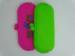 Waterproof Silicone Glasses Case Green Embossed Slip Resistant