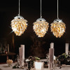 Post modern luxury LED crystal pendant lighting fixtures