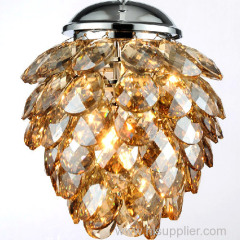 Post modern luxury LED crystal pendant lighting fixtures