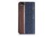 Customize Stylish Slim Wooden Leather Cell Phone Case , Mobile Phone Protection Case