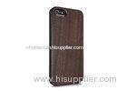 Cherry / Walnut / Bois De Rose Wooden Cell Phone Case For Iphone 5 / 5S Protective Shell