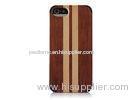 Personalized Rosewood And Maple Shell Wood Cell Phone Back Case For iPhone 5 / 5S