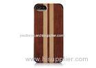 Personalized Rosewood And Maple Shell Wood Cell Phone Back Case For iPhone 5 / 5S