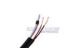 0.71mm BC Foam PE CCTV Coaxial Cable with 2 0.50 mm2 CCA Power in 100M 300M