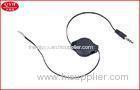 3.5MM Male Flat PU Two Way Retractable Cable For Electronic Cigarette