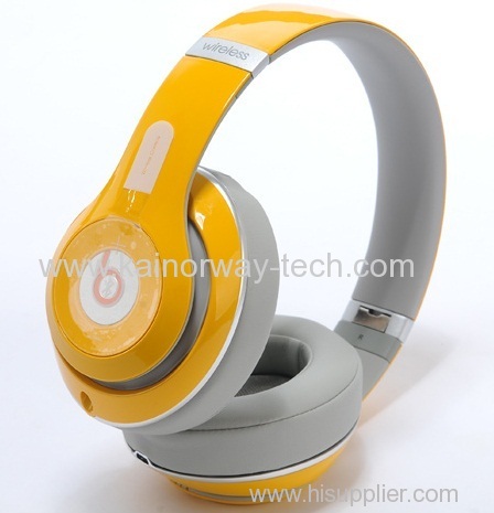 Beats by Dr.Dre Beats Studio Wireless Orange Over-the-Ear Headphones with Rechargeable