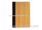 Bamboo Back Cover iPad Air Leather Folio Wallet Case Customized and Personalized