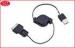 High Speed 2 in 1 Retractable USB Cable Micro USB to 30 Pin for Sansumg phone