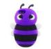 Promotional Colorful Cartoon Bee Silicone Mobile Phone Case Slip Resistant
