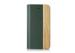Dark Walnut Wood and Brown Lychee Leather Cell Phone Case For Iphone5 / 5S