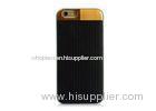 Protective Iphone6 / plus Leather Cell Phone Case With PC Shell , Classical
