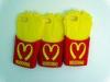 Durable McDonald Chips Flexible Silicone Mobile Phone Case For Iphone 5S / 5C