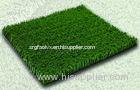 Roof Plastic 15mm 4500Dtex Balcony Artificial Turf Grass Olive Green , Weather resistance