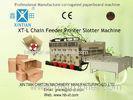 Auto Carton Packing Chain Feeding Flexo Printing Slotting Machine