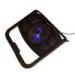 LED Fan Foldable USB Cooling Pad Laptop Cooler for 15.6 inch Notebooks Black