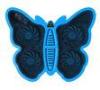 Adjustable 4 fan Laptop cooler Pad with Butterfly Design for 17 inch Notebook