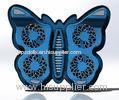 Adjustable 4 fan Laptop cooler Pad with Butterfly Design for 17 inch Notebook