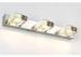 Bridgelux high power 9W LED Crystal Bathroom Wall Lights 3 lights 50 / 60 Hz