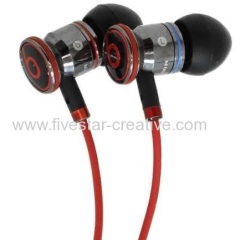 New Monster Beats by Dr.Dre iBeats In-Ear Noise-Isolating Headphones Earphones with ControlTalk Black Aluminium